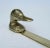 Metal Vintage Mid-Century Brass Mallard Duck Letter Opener For Sale - Image 7 of 13