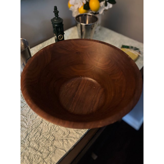 Burl Walnut Bowl For Sale - Image 11 of 15