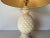 Hollywood Regency Tropical Palm Beach - Style White Plaster Pineapple Table Lamp/ Sold For Sale - Image 3 of 12