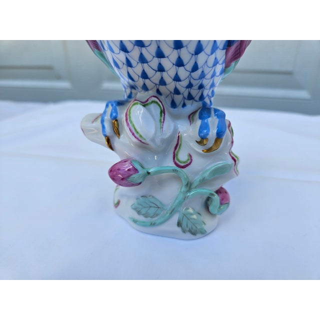 Herend Ceramic Parrot For Sale - Image 9 of 11