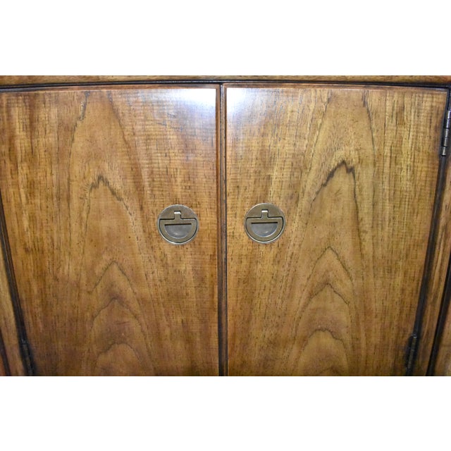 Drexel Accolade Campaign Style 3 Piece Bookshelf/Wall Unit For Sale In Columbus - Image 6 of 11