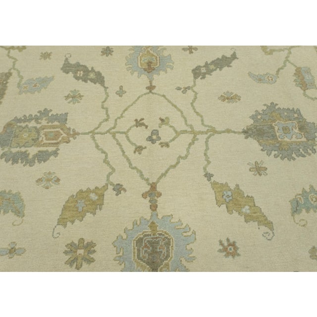 Early 21st Century Turkish Oushak Rug 10'2" x 14' For Sale - Image 5 of 7