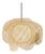 Freeform by Oggetti Handwoven Pendant Light, Latte, Medium For Sale