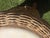 Vintage Sculptural Rattan Side Table With Tessellated Travertine Inlay For Sale - Image 14 of 15