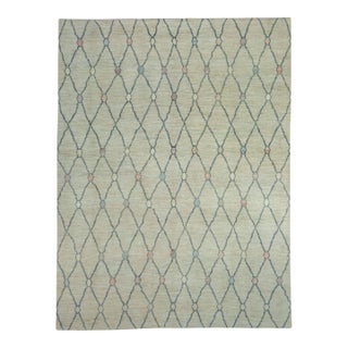 Turkish Oushak Rug 9'1" x 12' #18502 For Sale