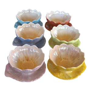 1930's Royal Winton England Tea Cups or Soup Bowls - Set of 6