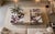 Square Marble Coffee Table in Calacatta Viola and Roman Travertine Marble by Andrea Grasso For Sale - Image 6 of 7