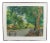 A View of the Park in Menton by Tony Minartz, 1930s For Sale