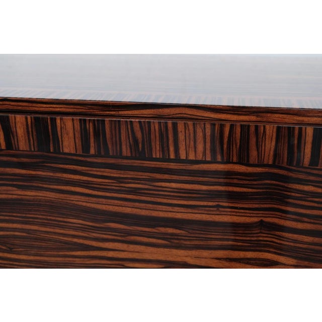 Brown Large Mid-Century Sideboard in Makassar, 1940s For Sale - Image 8 of 12