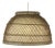 Coastal Bella by Oggetti Woven Rattan Pendant Light, Small For Sale