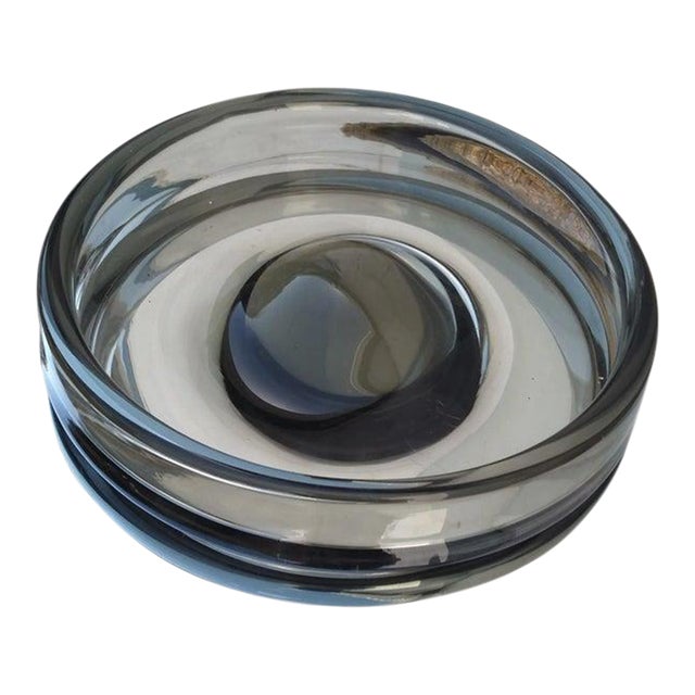 Late 20th Century Murano Sommerso Decorative Bowl For Sale