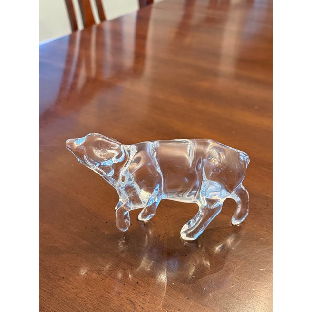 Baccarat Crystal Ox Figurine For Sale In Boston - Image 6 of 10