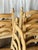 French Set of Six Bleached French Ladderback Chairs For Sale - Image 3 of 8