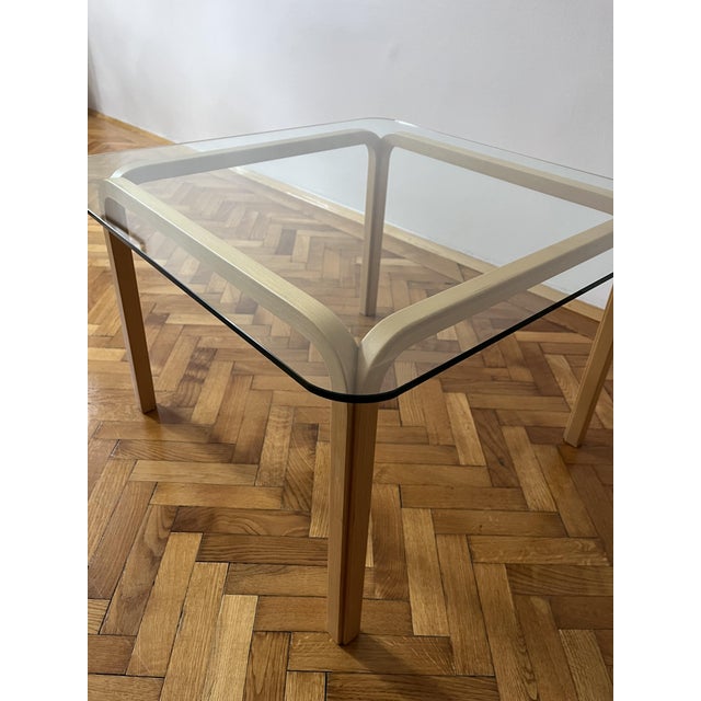 Model Y805A Coffee Table in Glass attributed to Alvar Aalto for Artek, Finland For Sale - Image 13 of 18