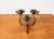 Vintage Brutalist Floral Metal Candleholder For Sale - Image 18 of 18