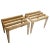 These luggage racks were hand made in the 1960s. Made from oak in the Thonet factory, retaining the original maker's...