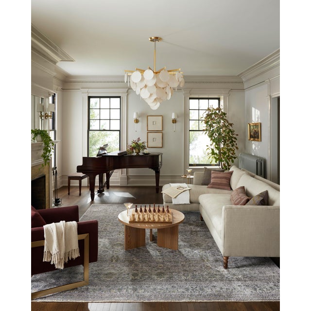 Textile Jean Stoffer x Loloi Bradbury Grey / Multi 2'-6" x 10'-0" Runner Rug For Sale - Image 7 of 8