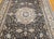 Vintage Persian Nain Area Rug, Hand-Knotted Wool & Silk, Floral Pattern, 9x13, Navy & Ivory For Sale - Image 12 of 18