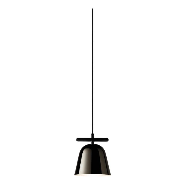 Black Chrome Lighto T Gr Cup Suspension Lamp by Jaime Hayson for Parachilna For Sale