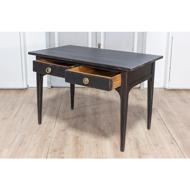 Wood 19th Century Swedish Desk Circa 1840 For Sale - Image 7 of 12