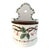 Vintage French Country Hand-Painted Hanging Salt Box For Sale