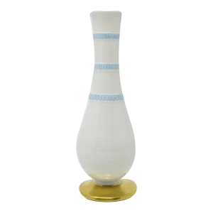 Vintage Edward Marshall Boehm Footed Ivory Porcelain Vase