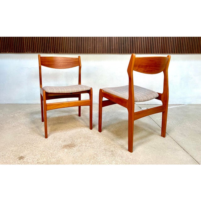 1960s Danish Teak Dining Chairs by Erik Buch / Erik Buck for O.D. Møbler, 1960s, Set of 4 For Sale - Image 5 of 18