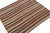 Traditional Shahsavan Palas Persian Kilim in Red, Beige-Brown Stripes by Rug & Kilim For Sale - Image 3 of 7