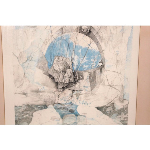 Lithograph signed by the artist Anton Krajnc, who is an Austrian artist born in 1949. Known for his surrealist aesthetic,...