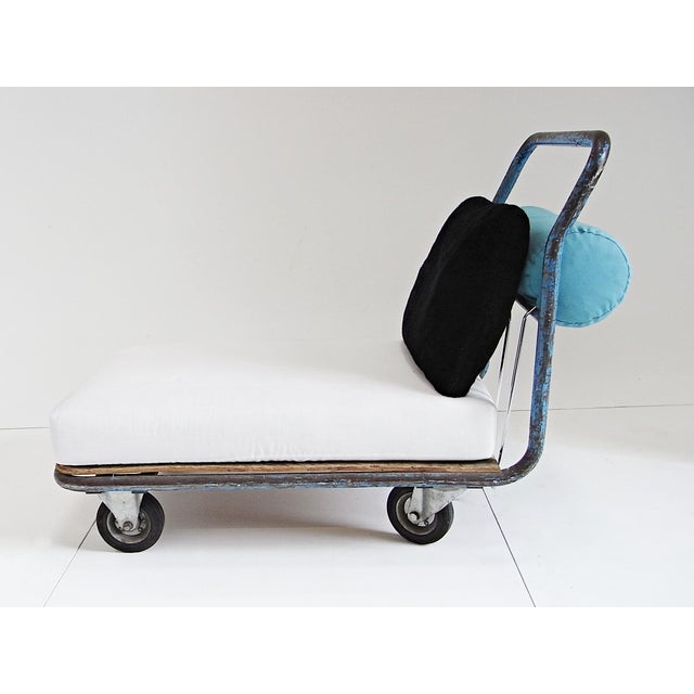 The platform trolley comes from the workshop of a renowned german furniture retailer, where it was used for the busy...