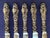 Art Nouveau Five Luncheon Knives With Sterling Silver Handles in the Art Nouveau Lily (1902) Pattern by Frank M. Whiting For Sale - Image 3 of 6