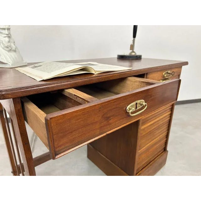 Small Art Deco Desk, 1930s For Sale - Image 6 of 12
