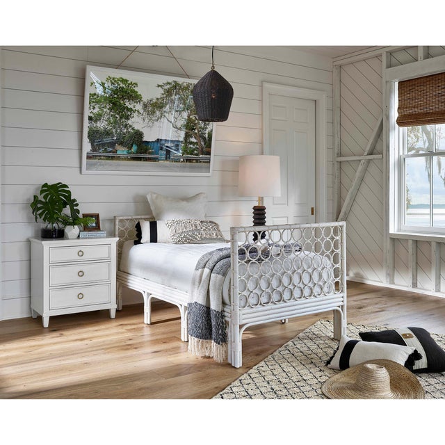 Coastal Coastal Living Accordion Floor Lamp in Ebony For Sale - Image 3 of 9