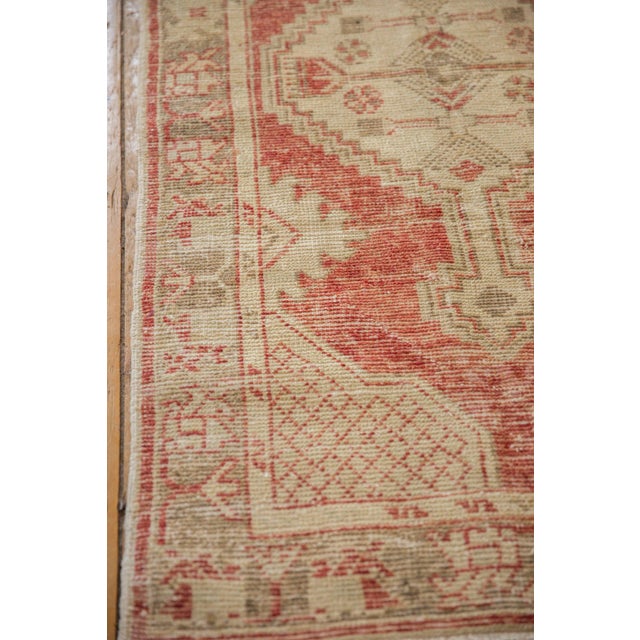 Vintage Distressed Oushak Rug Runner - 2'6" x 5' For Sale - Image 9 of 10