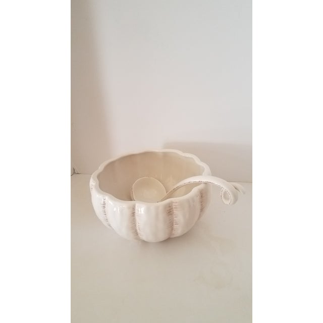 Mikasa Popular, Porcelain "Countryside Harvest" 3 Piece Soup Tureen. Includes Tureen, Cover, and ladle. Dress up Your...