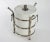 Metal 1960's Barware, Silver Plate Faux Bamboo and White Ice Bucket For Sale - Image 7 of 8
