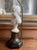 Metal Vintage Neoclassical Style White Alabaster Boy Bust Table Lamp For Sale - Image 7 of 7