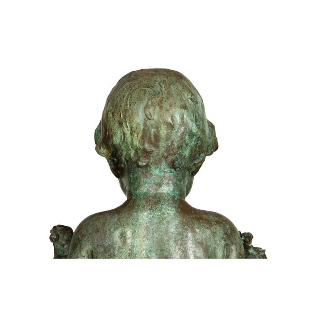 American Bronze Sculpture Fountain “Baby Duck”, Edith Barretto Parsons, 41” H For Sale - Image 18 of 18