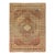 Antique Tabriz Haji-Jalili Rug With Diamond Design Rendered in Floral Motifs For Sale