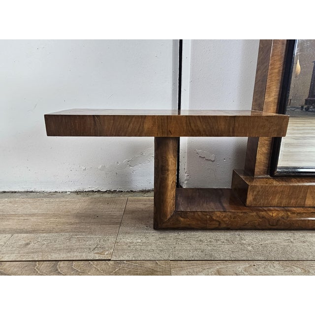 1930s Art Deco Rationalist Briar Mirror, 1930 For Sale - Image 5 of 10