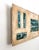 Serigraph on ceramic with intricate tree designs framed by textured, aged-looking borders, creating contrast and depth....