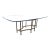 Mid-20th Century Maison Baguès Style Beveled Glass Dining Table Top For Sale