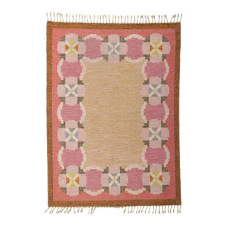 Ingegerd Silow Swedish Kilim Rollakan Rug - 05'06 X 07'07 For Sale