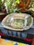 By International Silver, this silver plate dish is of the pattern called “Triumph”. It is 6.5” square and features corners...