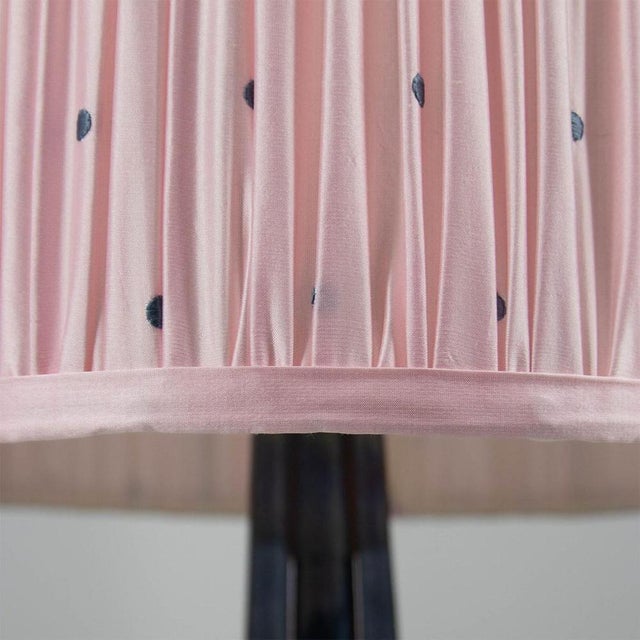 Vintage Table Lamp with Pleated Lampshade from Soholm, 1960s For Sale - Image 13 of 17