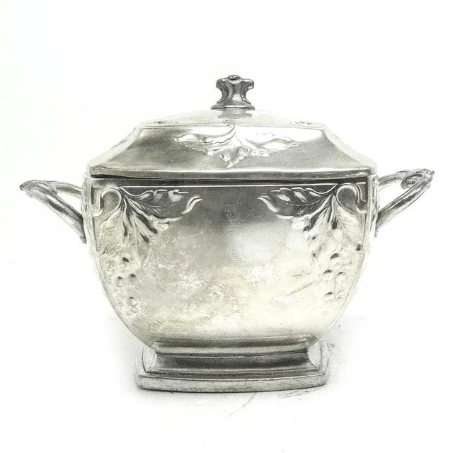Art Nouveau Sugar Bowl from Bracia Buch, Poland, 1890s For Sale - Image 9 of 9