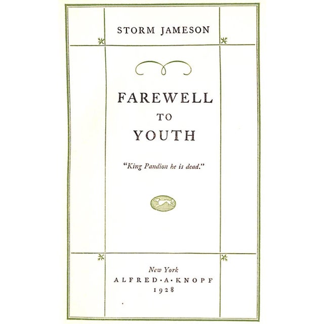 "Farewell to Youth" 1928 Jameson, Storm For Sale - Image 4 of 6