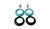 Bold, sculptural, and unmistakably chic, these 14K yellow gold door knocker earrings showcase a striking interplay of...
