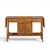 Broyhill Brasilia Mid Century Walnut Bird Tiles Bar Cart This bar cart measures: 47.25 wide x 16.25 deep x 30 high, when...