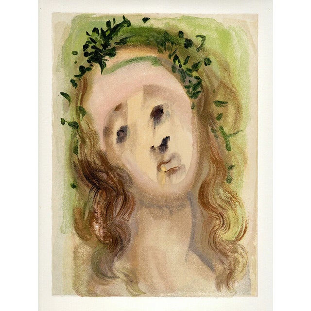 Artist: Salvador Dali Country: Spain Title: Purgatory 10 – Virgil’s face Medium: Original Woodcut Marks: Not signed not...